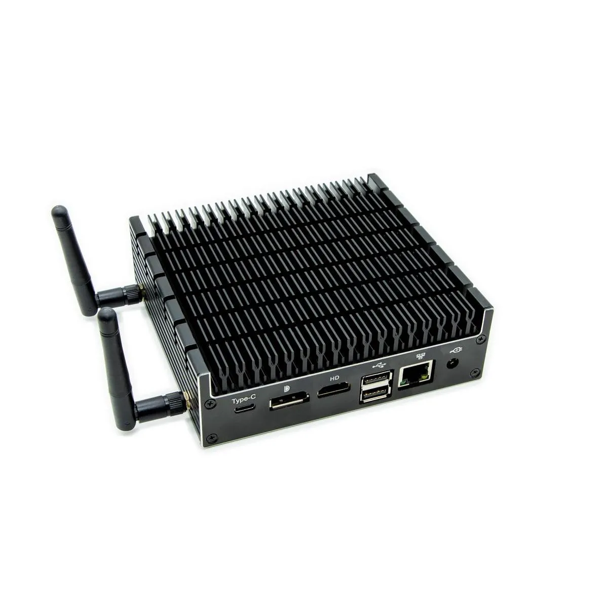 The laptop of a prospective customer who is ready for a digital signage demo.