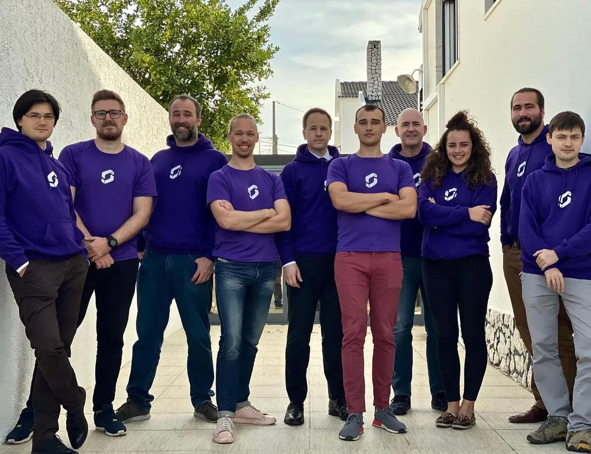 Digital signs on a conference room wall controlled by digital signage content management software.