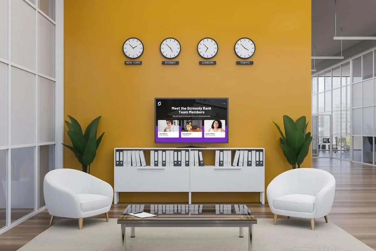 Banks can use digital signs to promote special offers, educate customers, and promote their brands. Learn more about how to set up a bank digital sign.