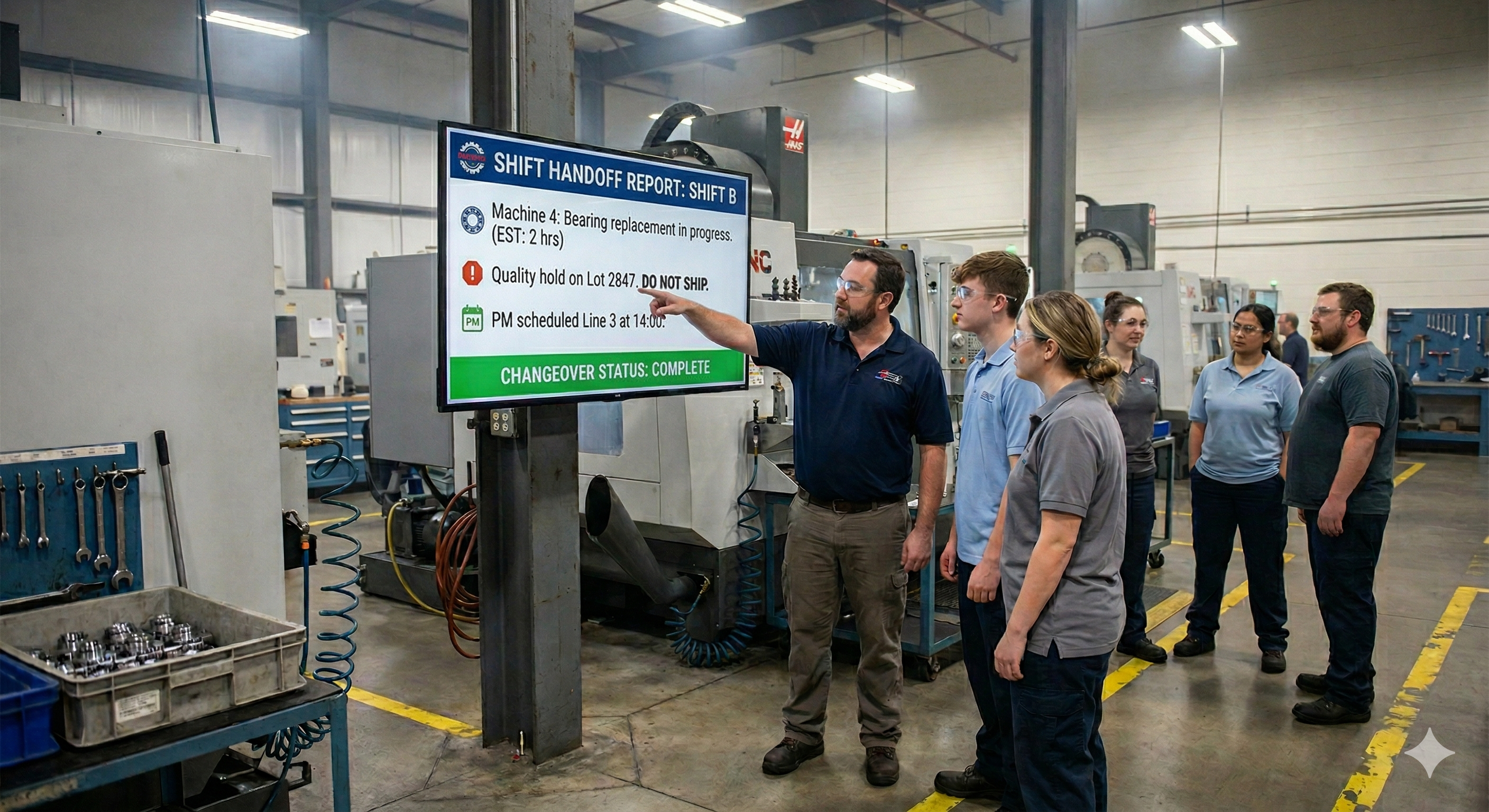 Strengthen shift handoffs with digital communication boards