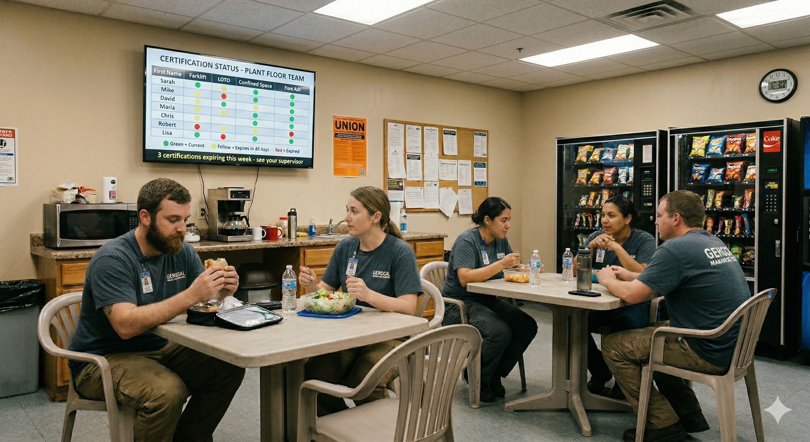 Surface expiring certifications before they become audit findings