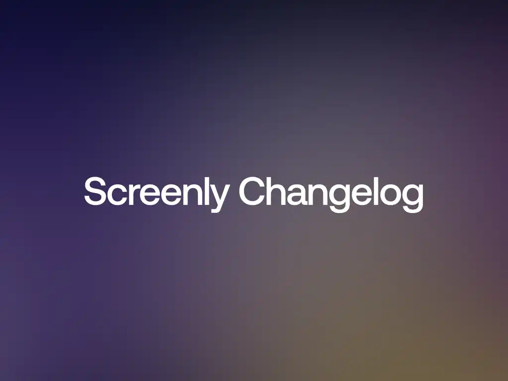 Screenly Changelog Episode 9