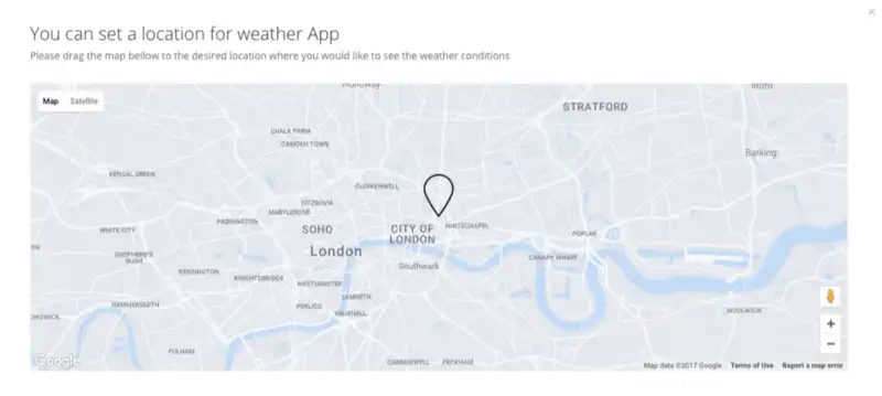 Sometimes it is useful to override the geographical location for apps
