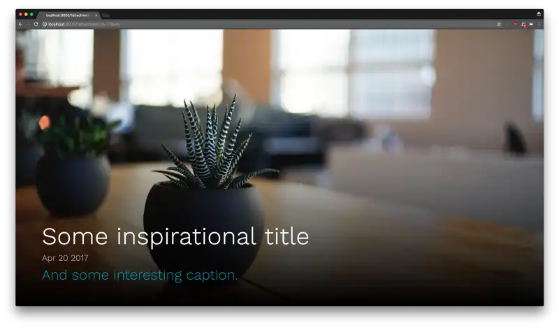Screenly Cast for WordPress showing a media attachement