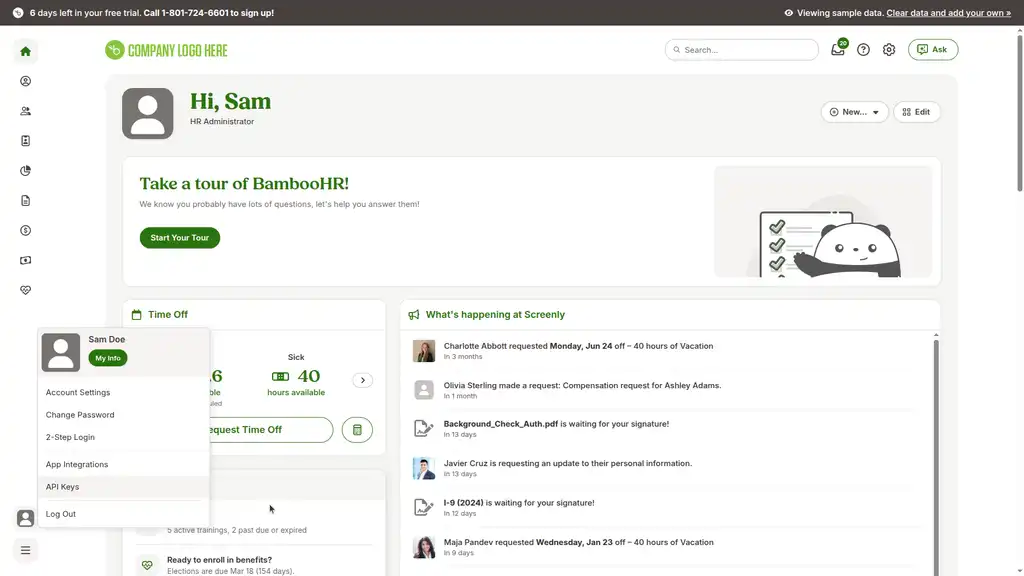 Bamboo HR App