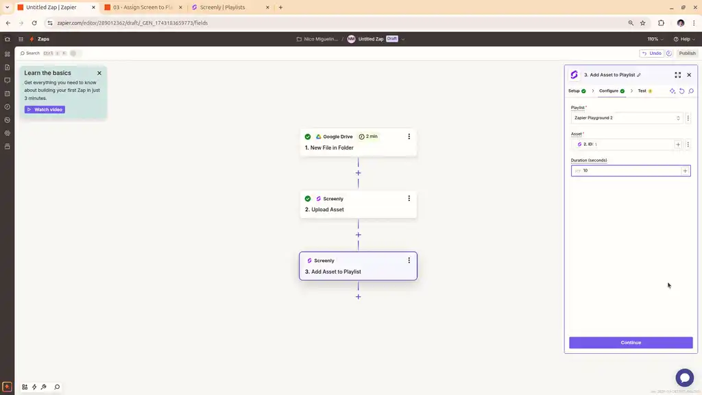 How to create a multi-step Zap