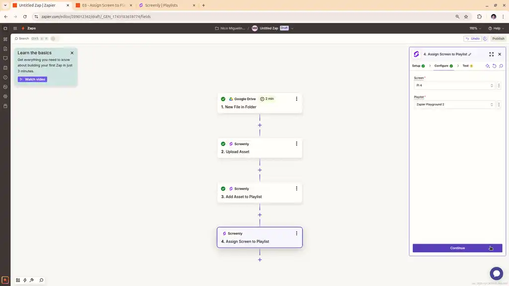 How to create a multi-step Zap