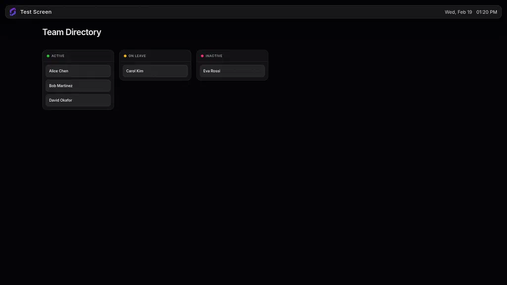 Airtable Dashboard App Preview