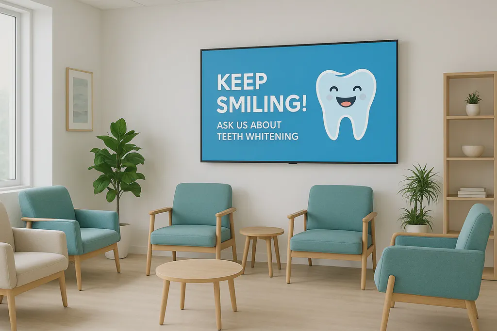 Enhance the patient experience with dental digital signage