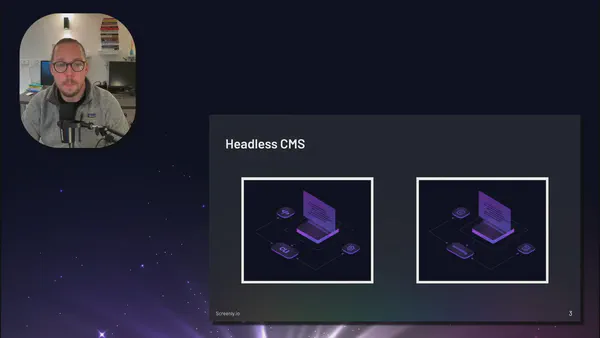 Using a headless CMS for digital signage