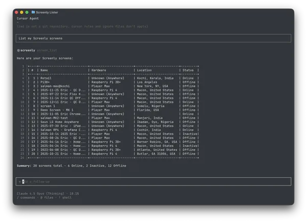 Introducing Screenly MCP Blog Post Cover Image