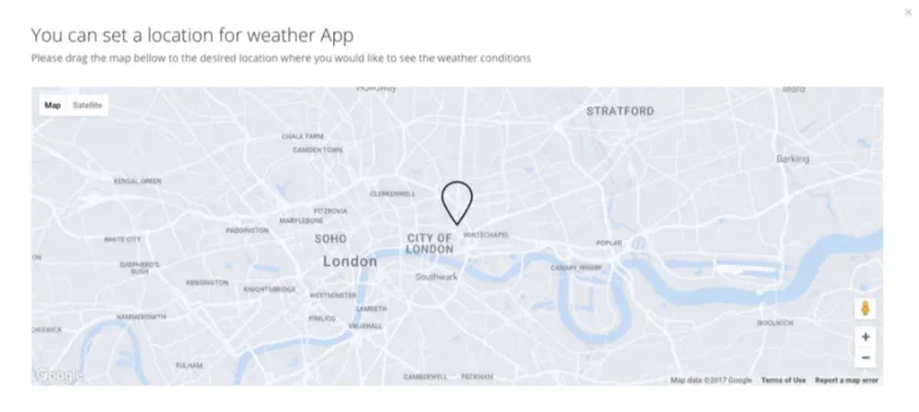 Sometimes it is useful to override the geographical location for apps