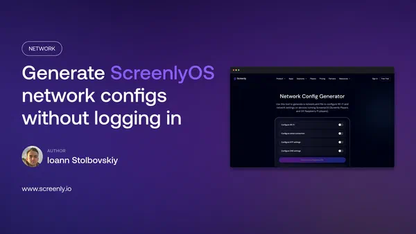 Network Config Generator