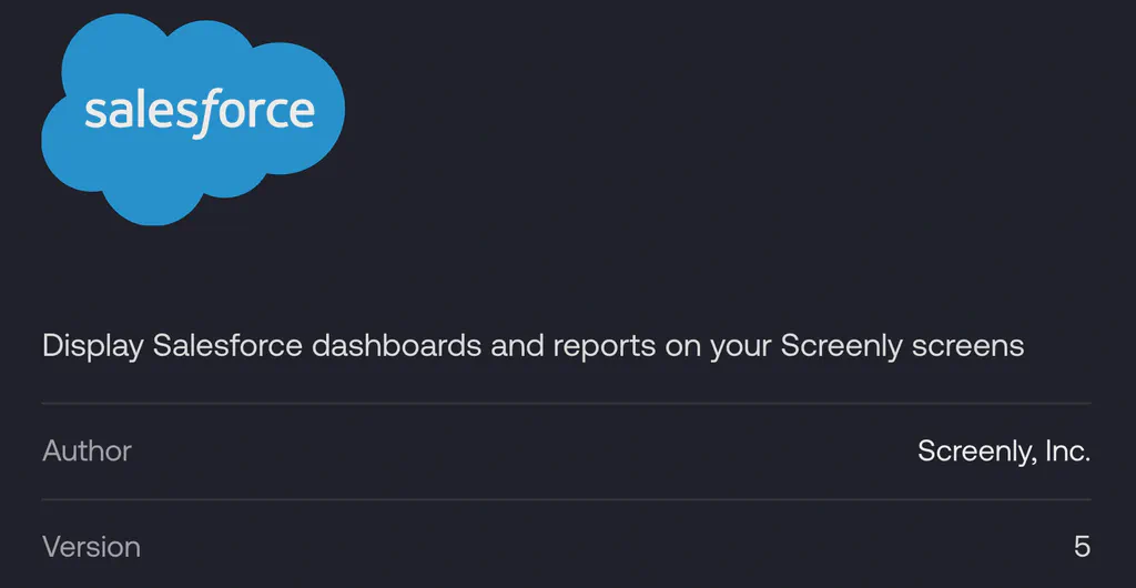 Salesforce Dashboards and Reports Apps