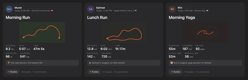 Screenly Strava club