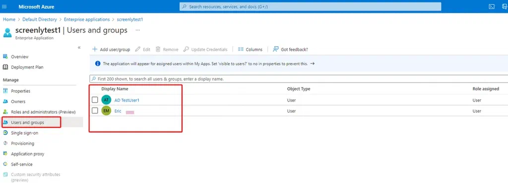 Microsoft Entra ID SAML set up step 3.