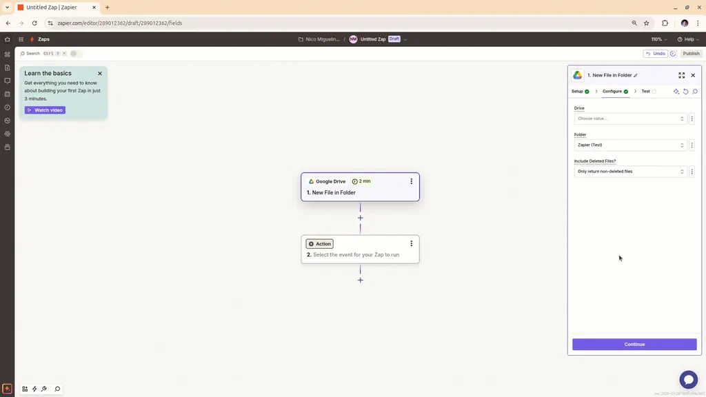 How to create a multi-step Zap