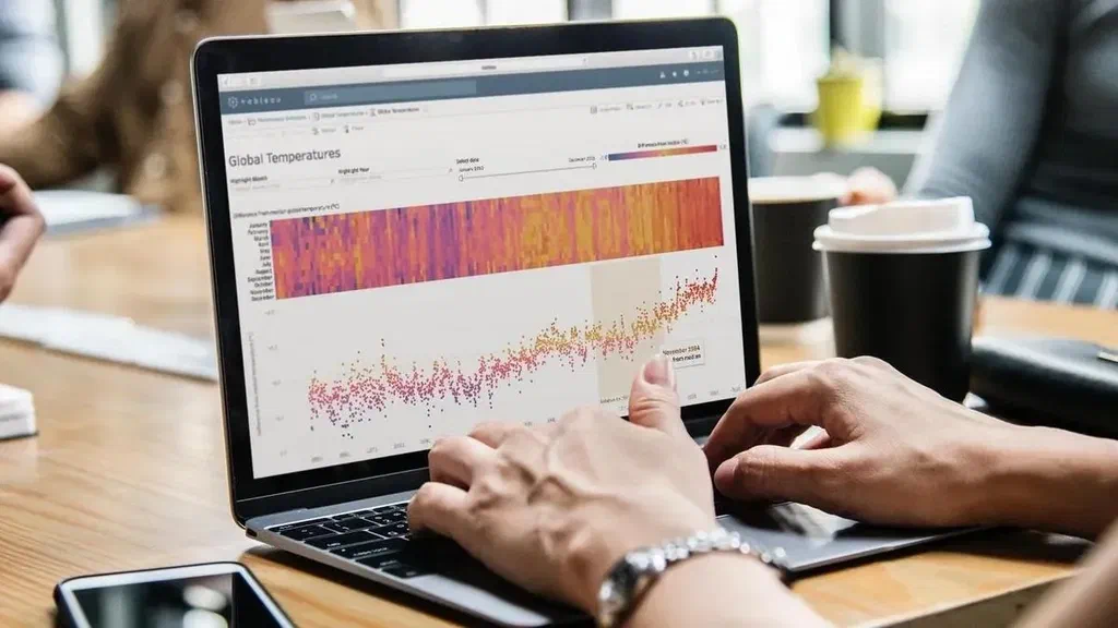 An example Tableau dashboard