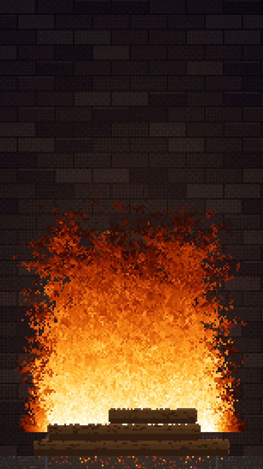 8bit Fireplace Portrait screenshot 1