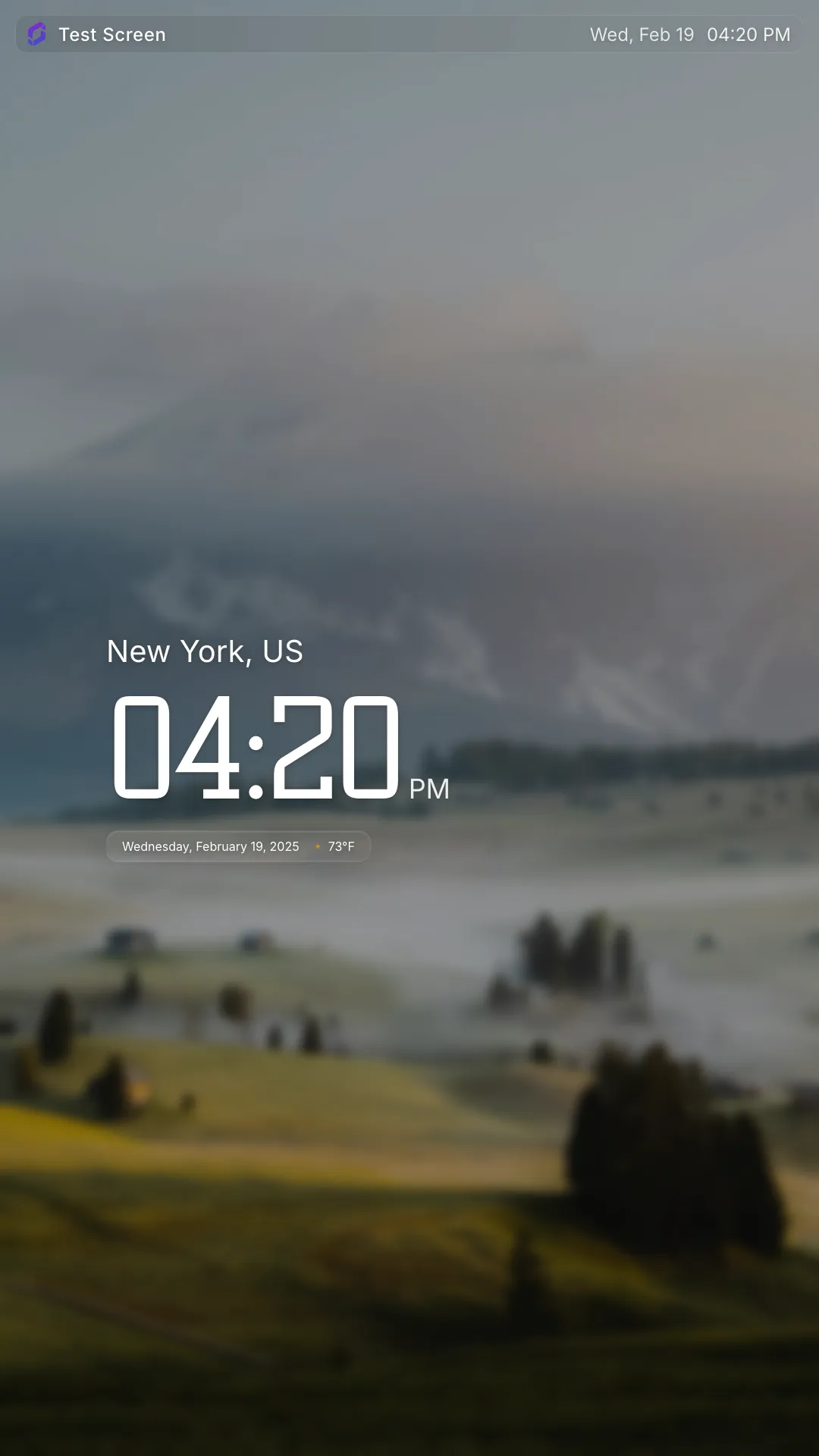 Clock Portrait screenshot 1