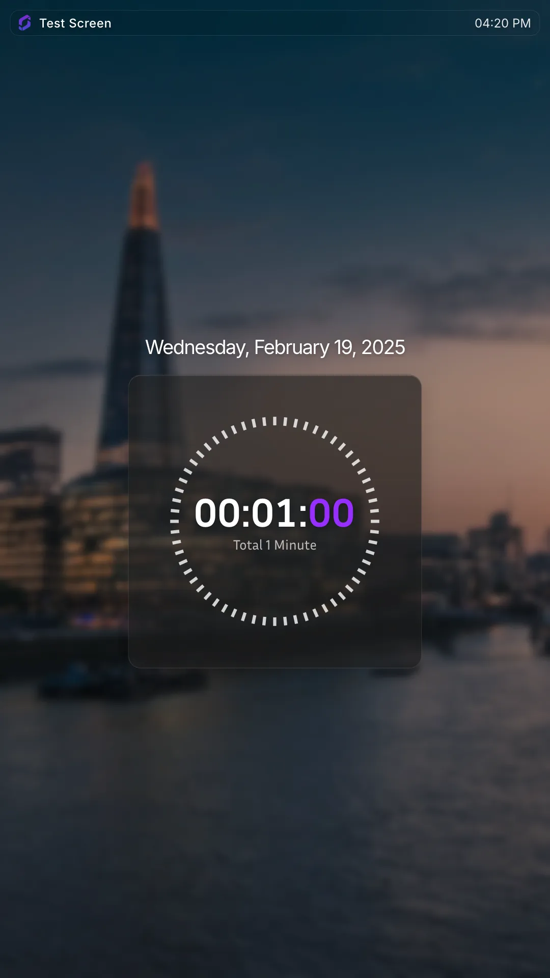 Simple Timer Portrait screenshot 1