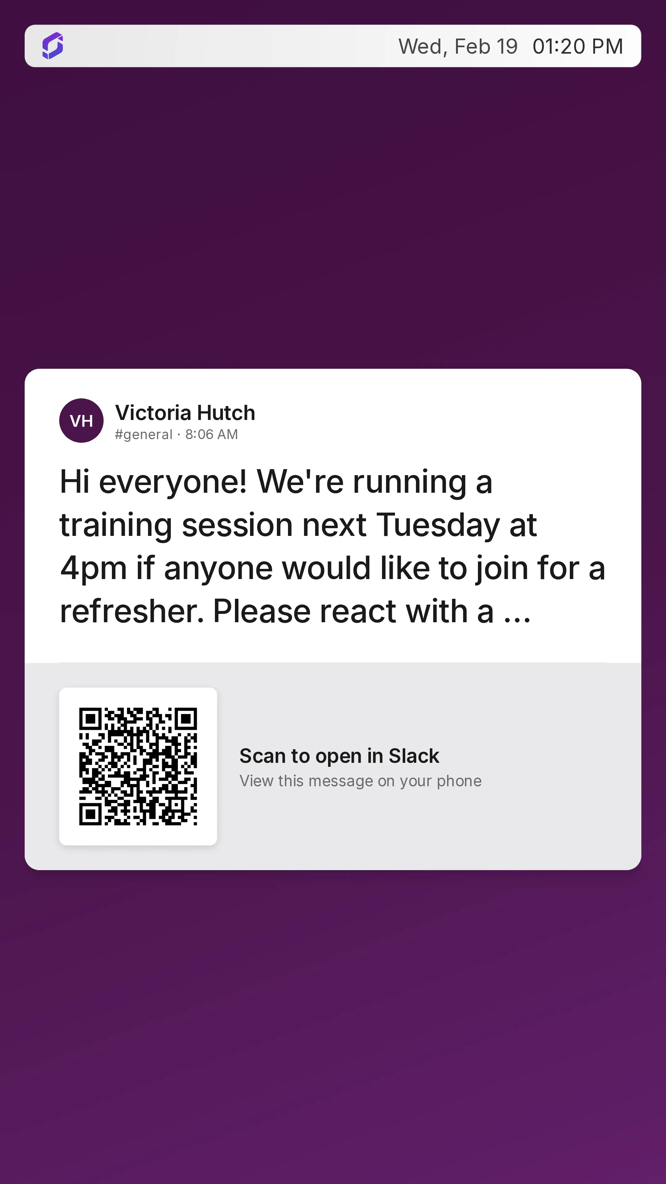 Slack Messages Portrait screenshot 1