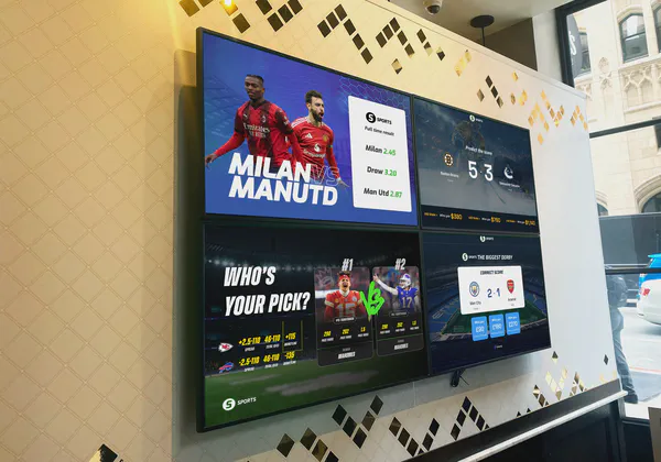 Transform your betting shop with Screenly digital signage