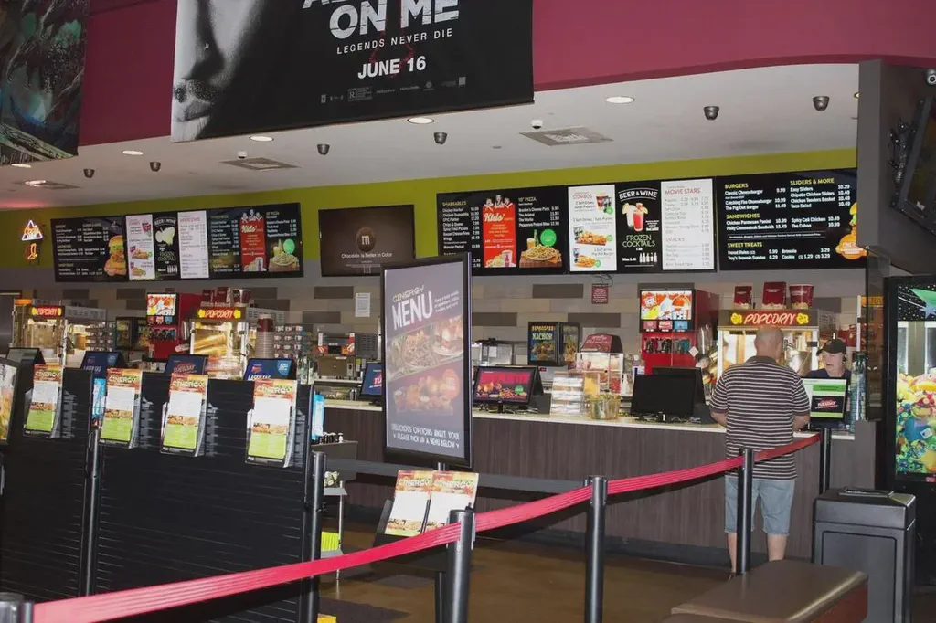 This is a real world use case of Screenly running at Cinergy