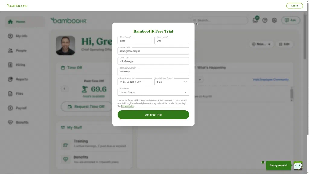 Bamboo HR App