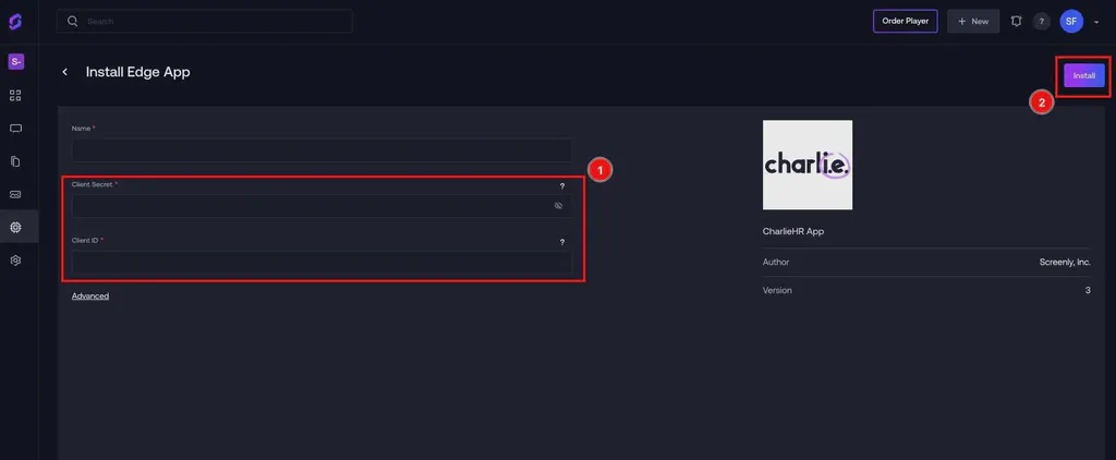 CharlieHR Installation Steps