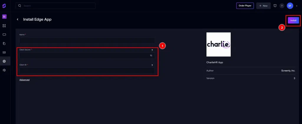 CharlieHR Installation Steps