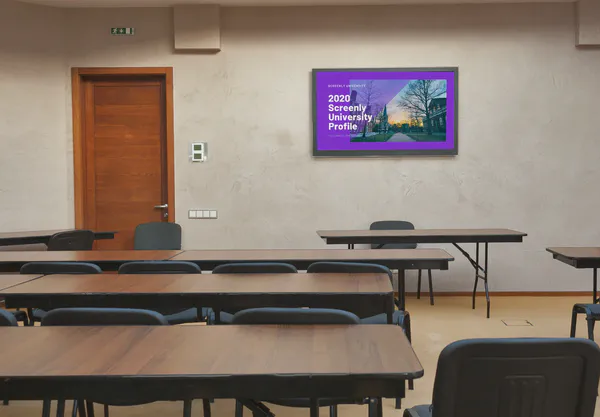 Digital signage for schools and educational institutions