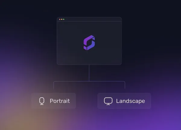 Portrait and Landscape feature preview