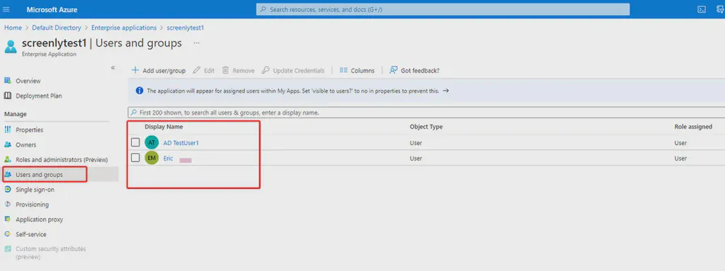 Microsoft Entra ID SAML set up step 3.