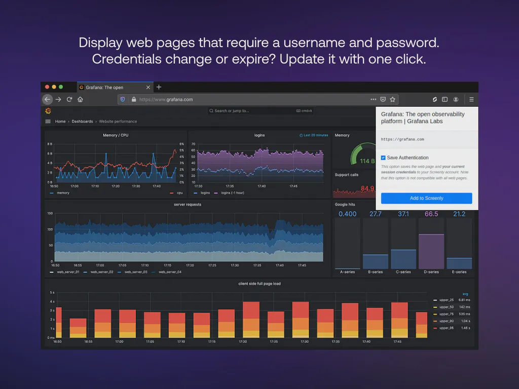 An image showing the browser extension add asset page