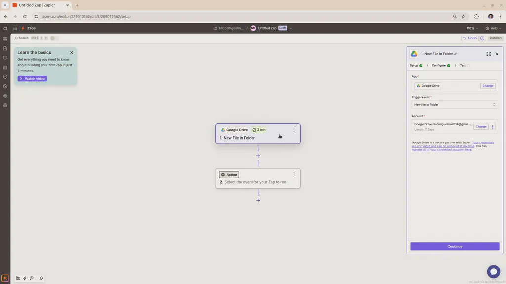 How to create a multi-step Zap