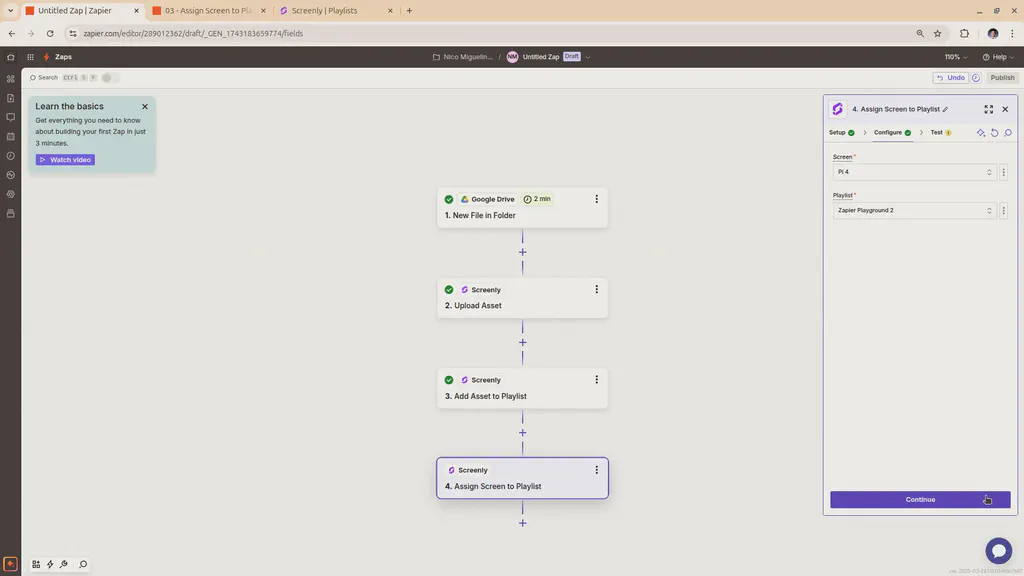 How to create a multi-step Zap