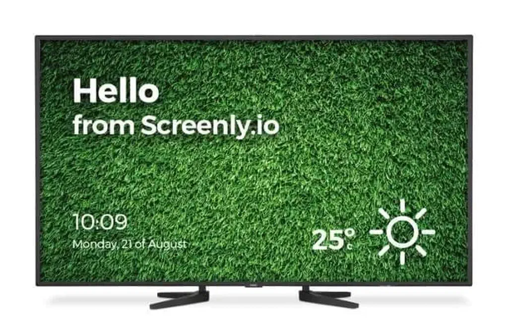 Setup NEC screens with Screenly.