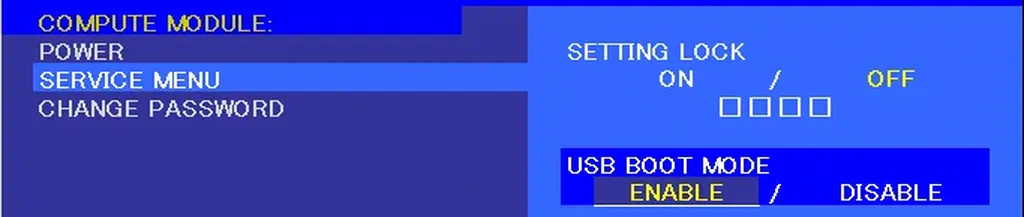 Setup NEC screens with Screenly.